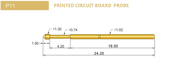 P11探針尺寸，華榮華測試探針選型，測試探針規(guī)格型號(hào)